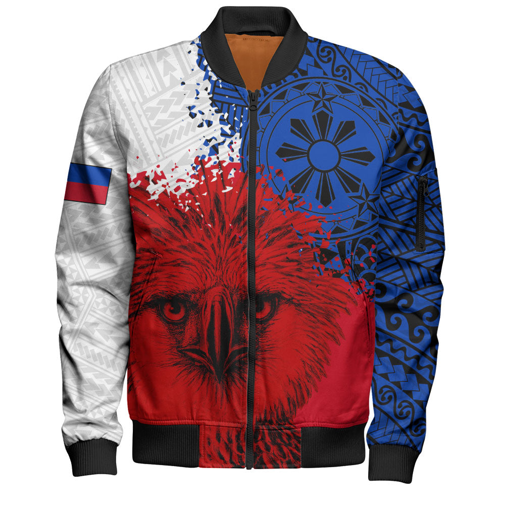 Philippines Filipinos Bomber Jacket Tribal Spirit Filipino Pride Design