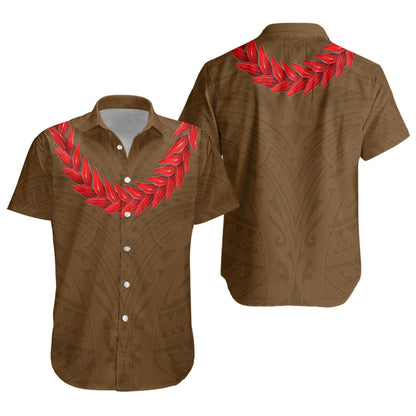 Samoa Short Sleeve Shirt Ula Fala Style