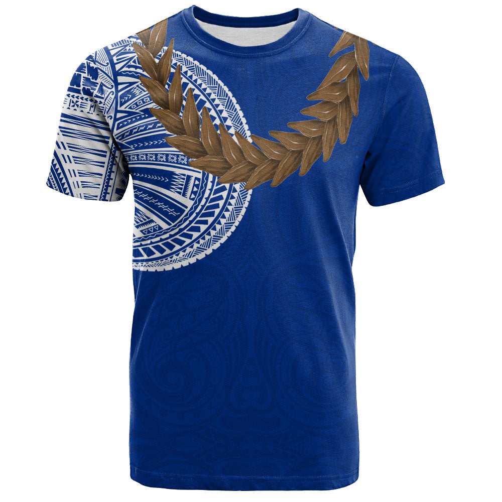 Samoa T-Shirt Tattoo Roman Reigns With Ula Fala Style Brown