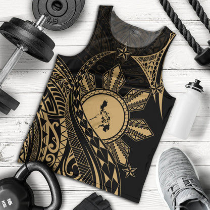 Philippines Filipinos Tank Top Filipino Polynesia Star With Tribal Design