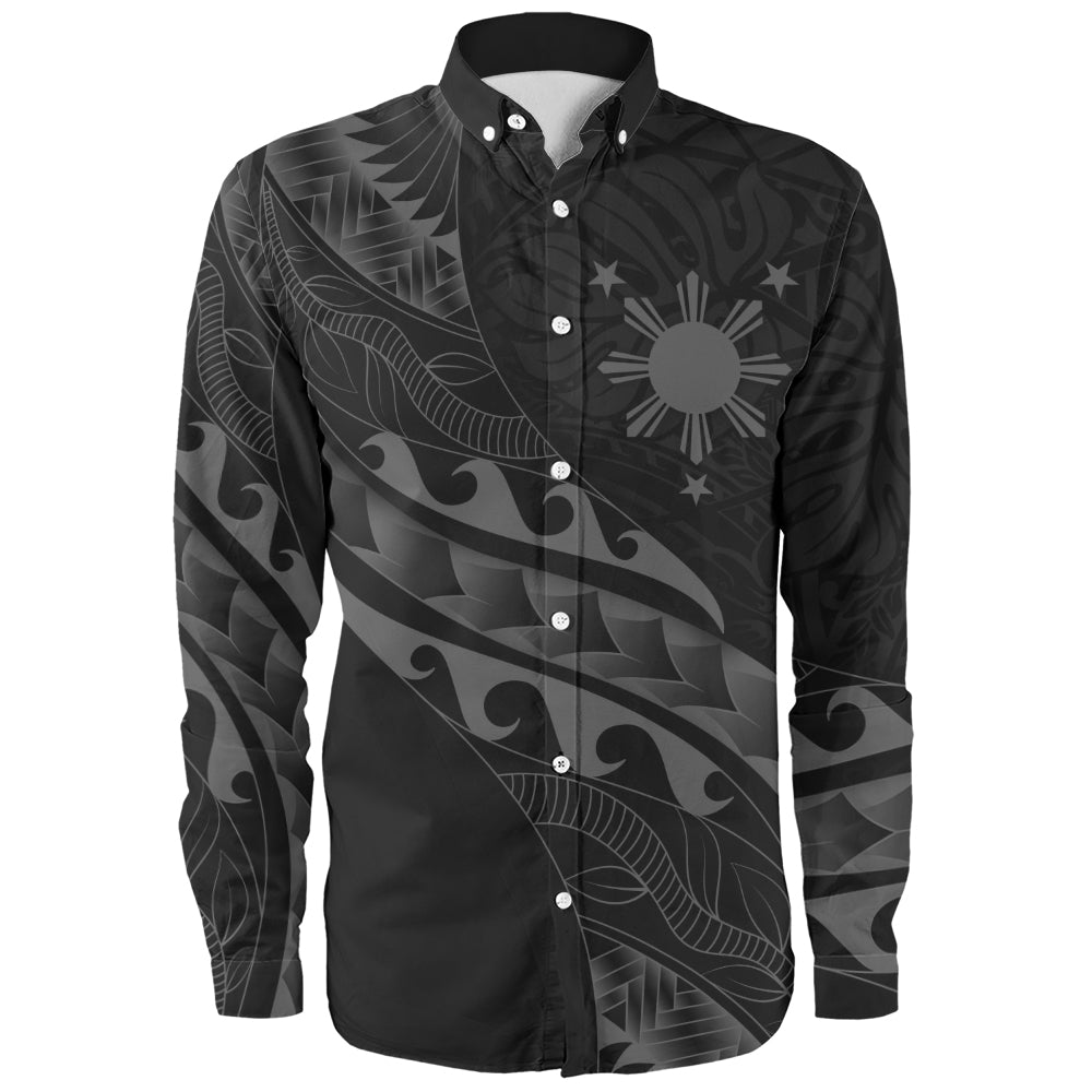 Philippines Filipinos Long Sleeve Shirt Custom Island Tribal Tattoos