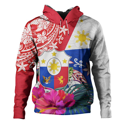 Philippines Filipinos Hoodie Flag Tribal Tropical Style