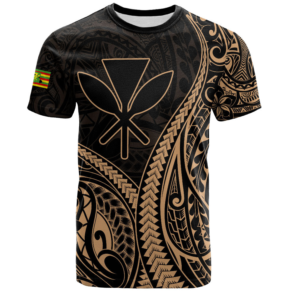 Hawaii T-Shirt Polynesian Tribal Tattoo Island Spirit Style
