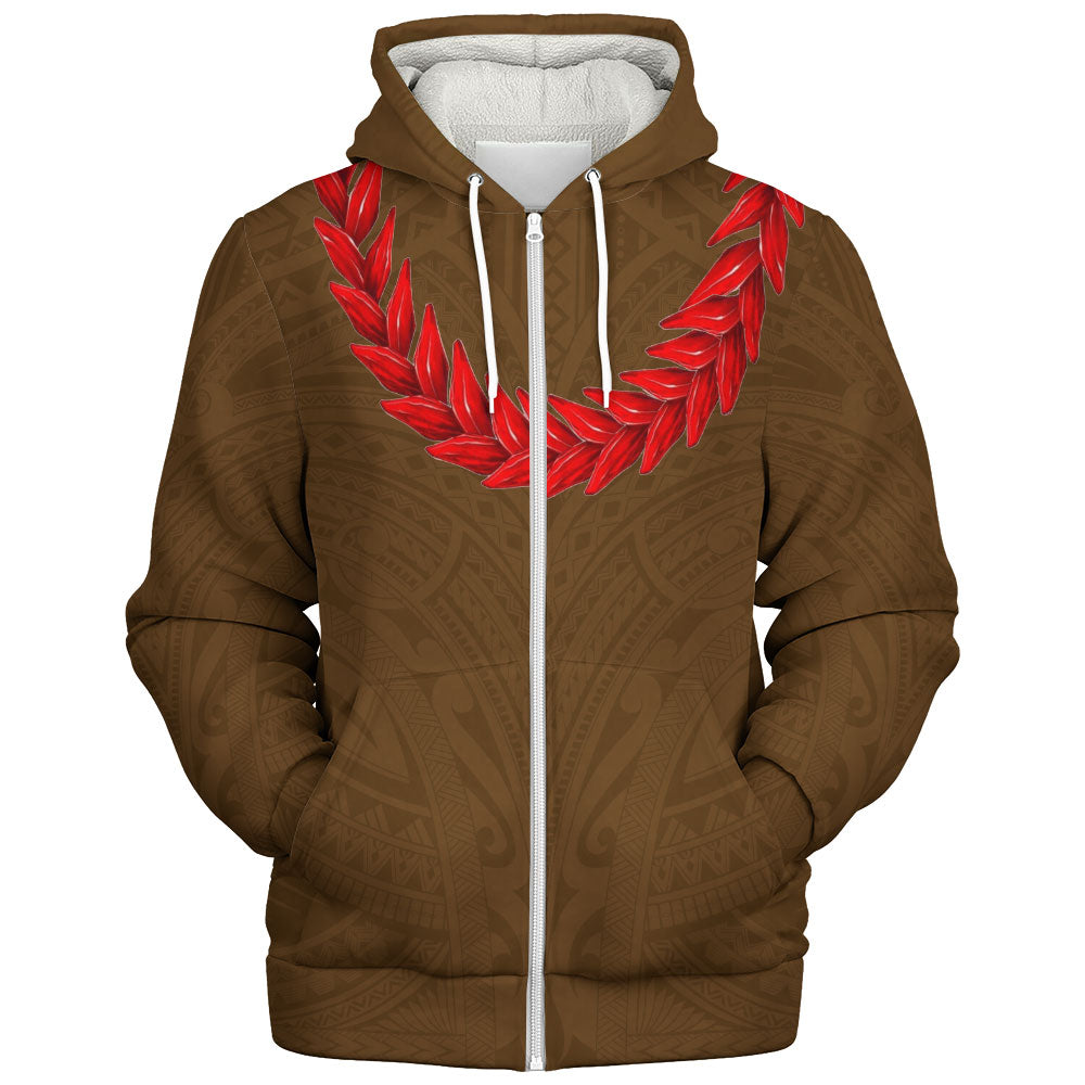Samoa Sherpa Hoodie Ula Fala Style