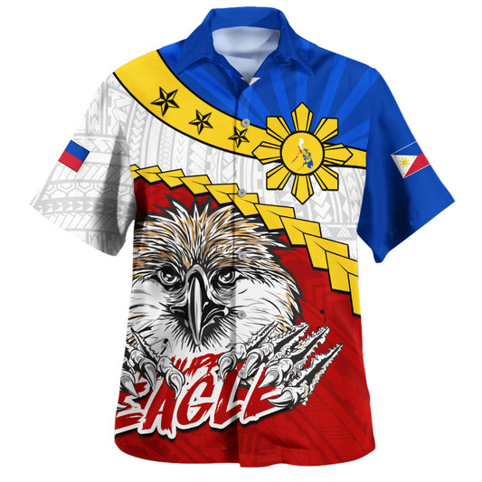 Hawaii Hawaiian Shirt Tribal Tattoo Flag Eagle Animal