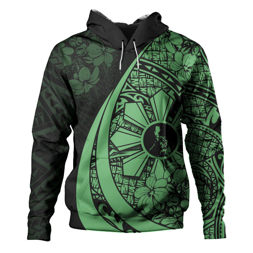 Philippines Filipinos Hoodie National Sampaguita Flower Symbols Style