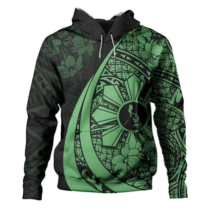 Philippines Filipinos Hoodie National Sampaguita Flower Symbols Style