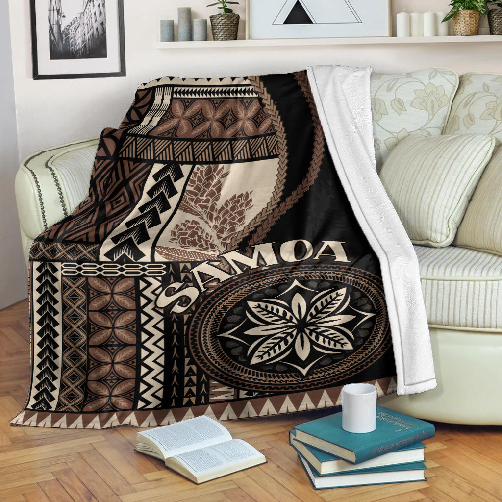 Samoa Premium Blanket Samoan Siapo Motif Classic Style