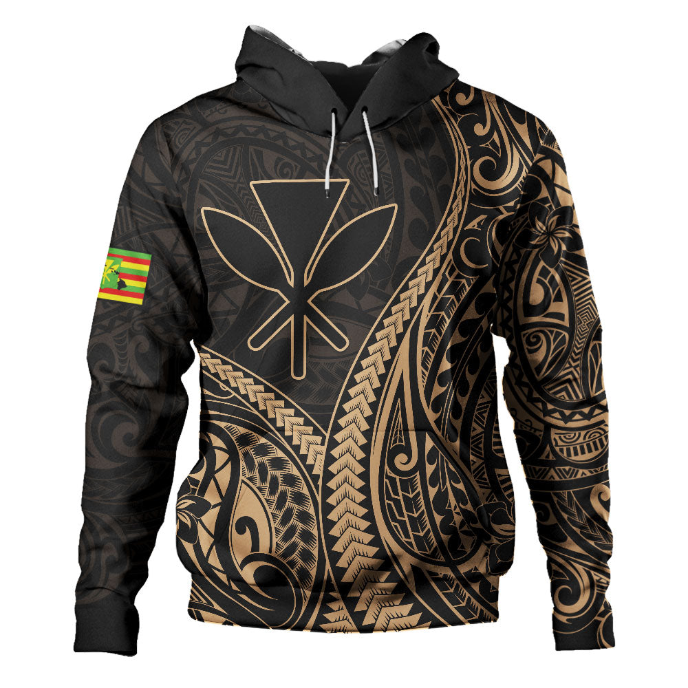 Hawaii Hoodie Polynesian Tribal Tattoo Island Spirit Style