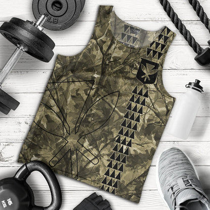 Hawaii Tank Top Woodland Kanaka Camo Style