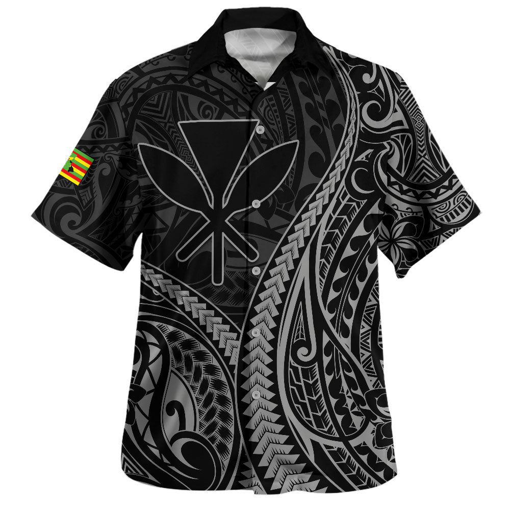 Hawaii Hawaiian Shirt Polynesian Tribal Tattoo Island Spirit Style