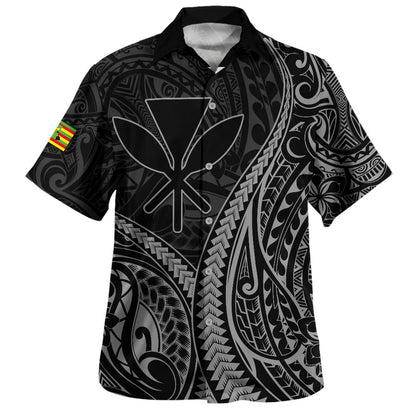 Hawaii Hawaiian Shirt Polynesian Tribal Tattoo Island Spirit Style