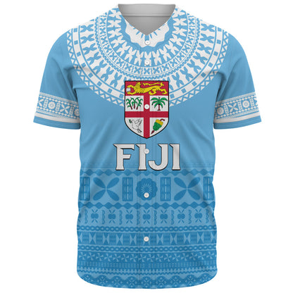 Fiji Baseball Shirt Bula Pattern Classic Style