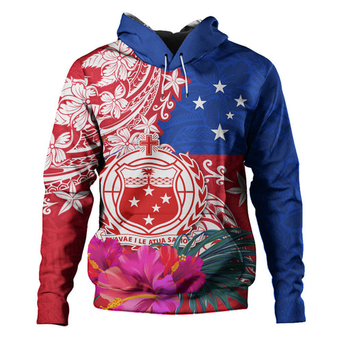 Samoa Hoodie Flag Tribal Tropical Style