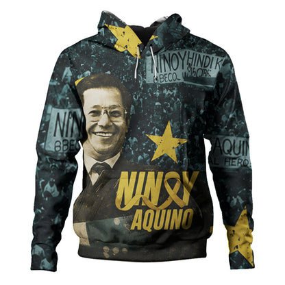 Philippines Filipinos Hoodie Ninoy Aquino Philippine History Tribute Style
