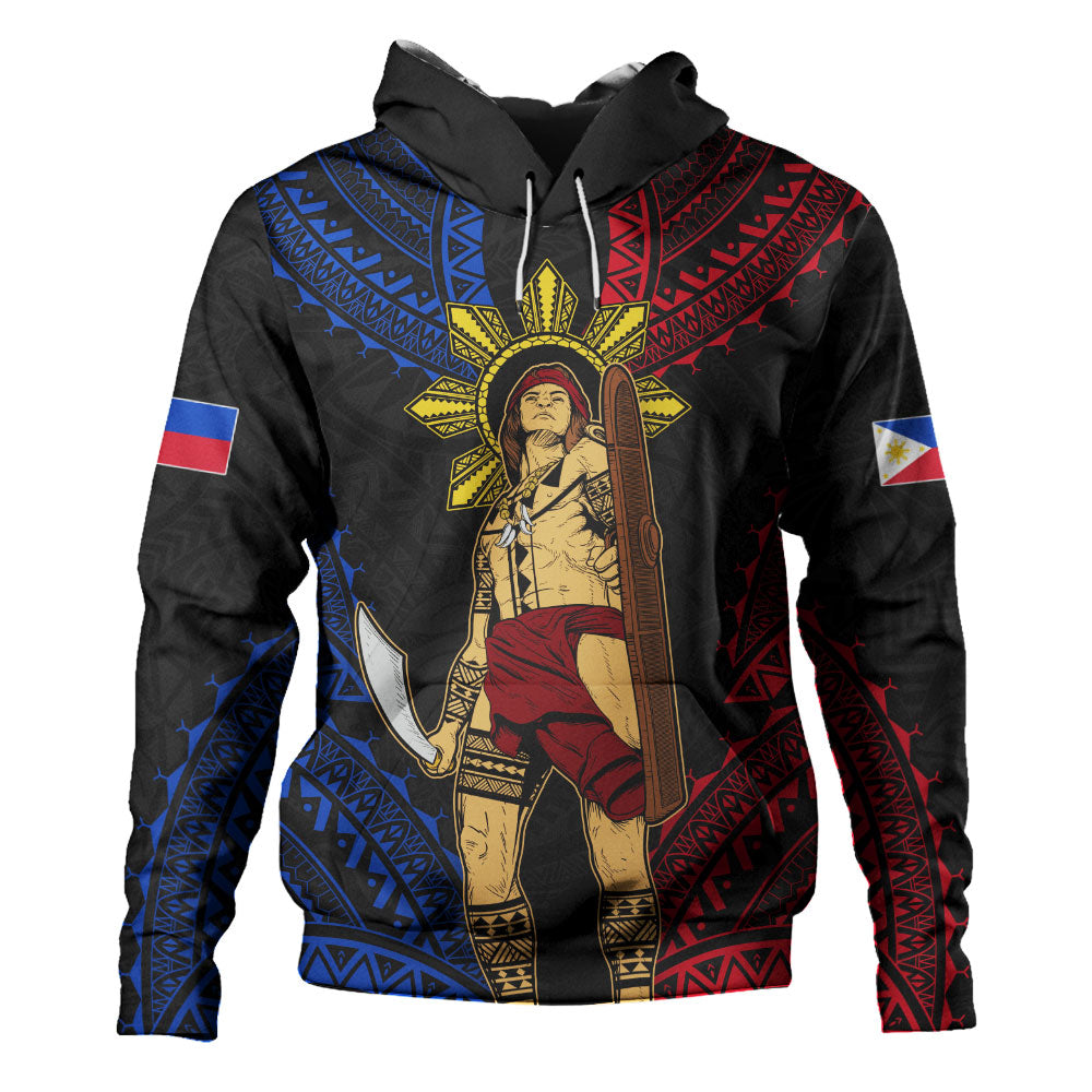 Philippines Filipinos Hoodie Lapu Lapu Tattoo Batok Tribal Motifs Designs