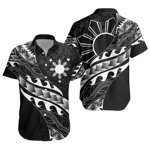 Philippines Filipinos Short Sleeve Shirt Custom Island Tribal Tattoos