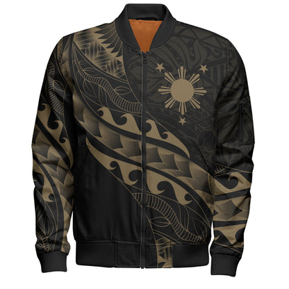 Philippines Filipinos Bomber Jacket Custom Island Tribal Tattoos