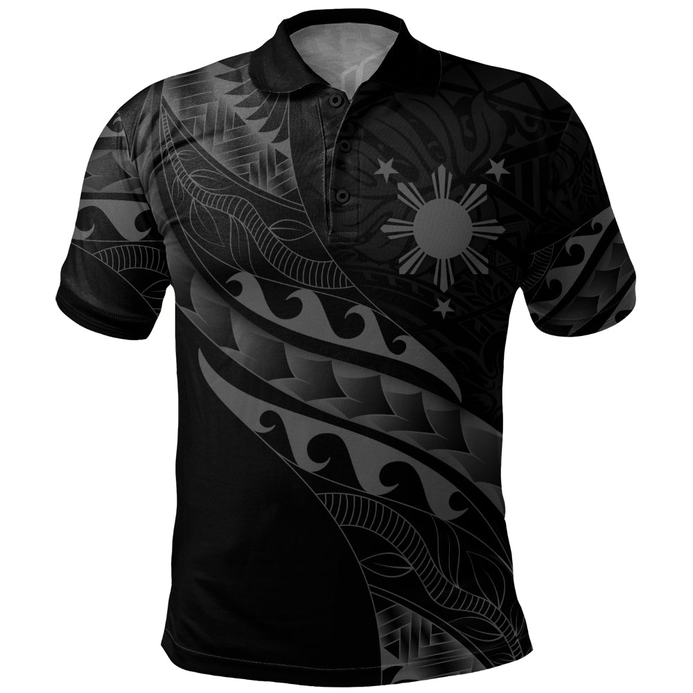Philippines Filipinos Polo Shirt Custom Island Tribal Tattoos