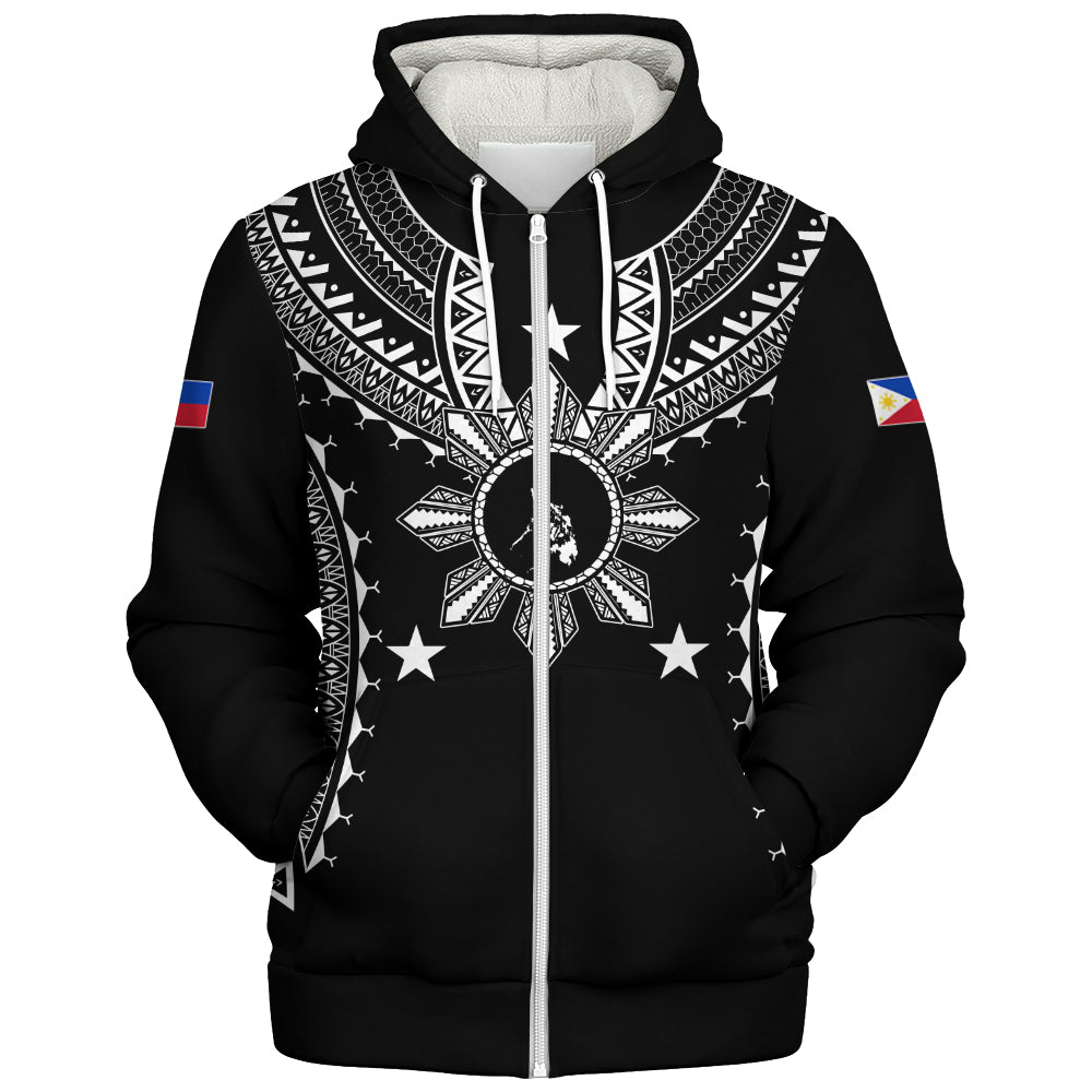 Philippines Filipinos Sherpa Hoodie Tattoo Batok Tribal Motifs Designs