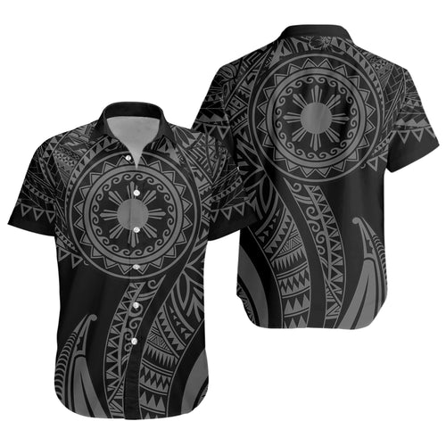 Philippines Filipinos Short Sleeve Shirt Tribal Tattoo Island
