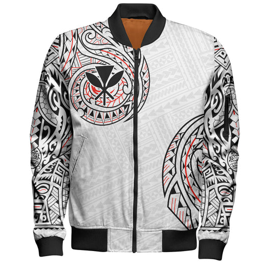 Hawaii Bomber Jacket Original Polynesian And Tribal Tattoo Design