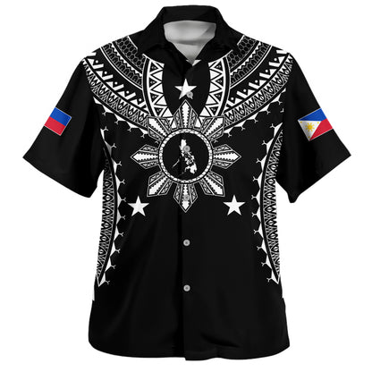 Philippines Filipinos Hawaiian Shirt Tattoo Batok Tribal Motifs Designs