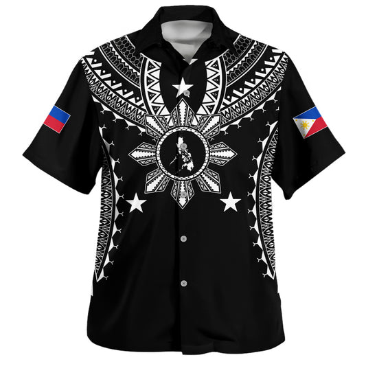 Philippines Filipinos Hawaiian Shirt Tattoo Batok Tribal Motifs Designs
