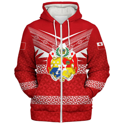Tonga Sherpa Hoodie Ngatu Tattoo Island Unique Style