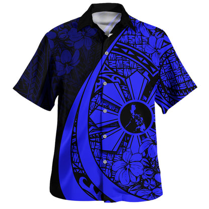 Philippines Filipinos Hawaiian Shirt National Sampaguita Flower Symbols Style