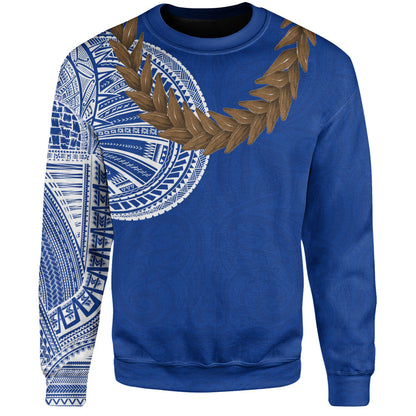 Samoa Sweatshirt Tattoo Roman Reigns With Ula Fala Style Brown