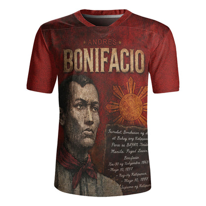 Philippines Filipinos Rugby Jersey Andres Bonifacio Philippine Hero