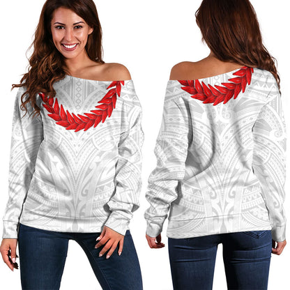 Samoa Off Shoulder Sweatshirt Ula Fala Style