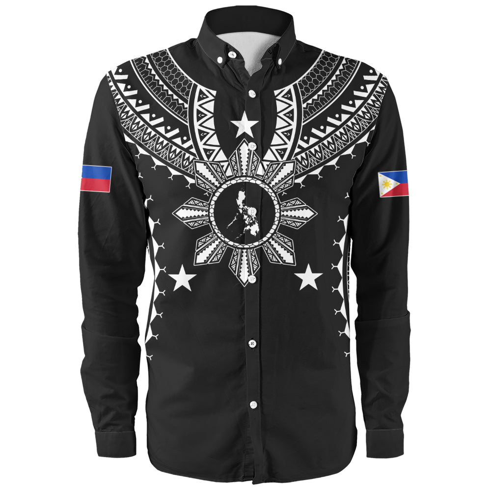Philippines Filipinos Long Sleeve Shirt Tattoo Batok Tribal Motifs Designs
