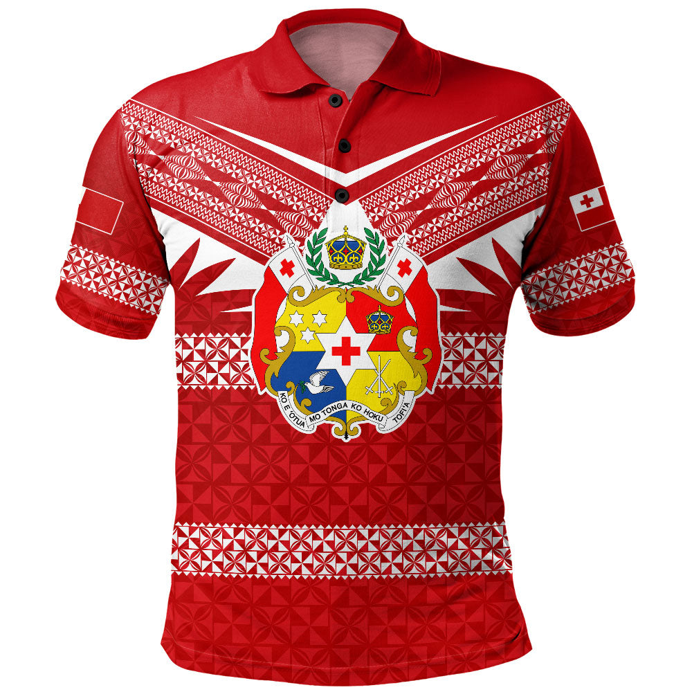 Tonga Polo Shirt Ngatu Tattoo Island Unique Style