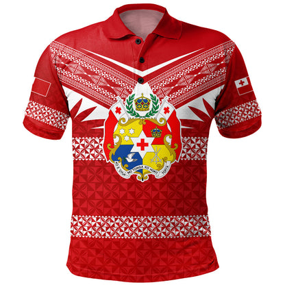 Tonga Polo Shirt Ngatu Tattoo Island Unique Style