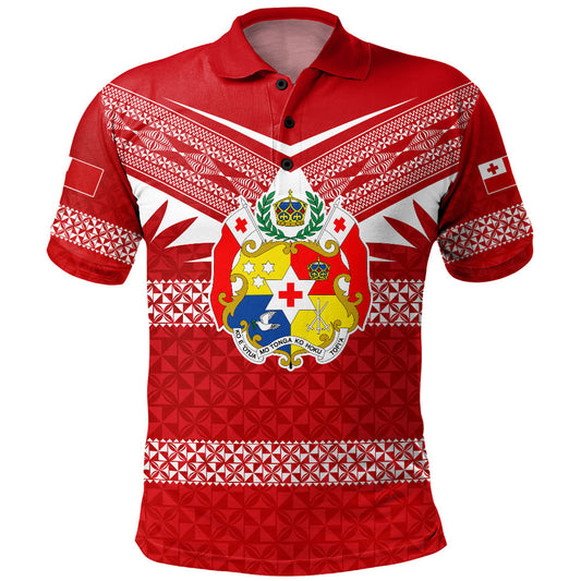 Tonga Polo Shirt Ngatu Tattoo Island Unique Style
