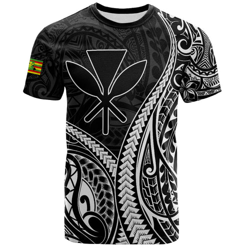 Hawaii T-Shirt Polynesian Tribal Tattoo Island Spirit Style