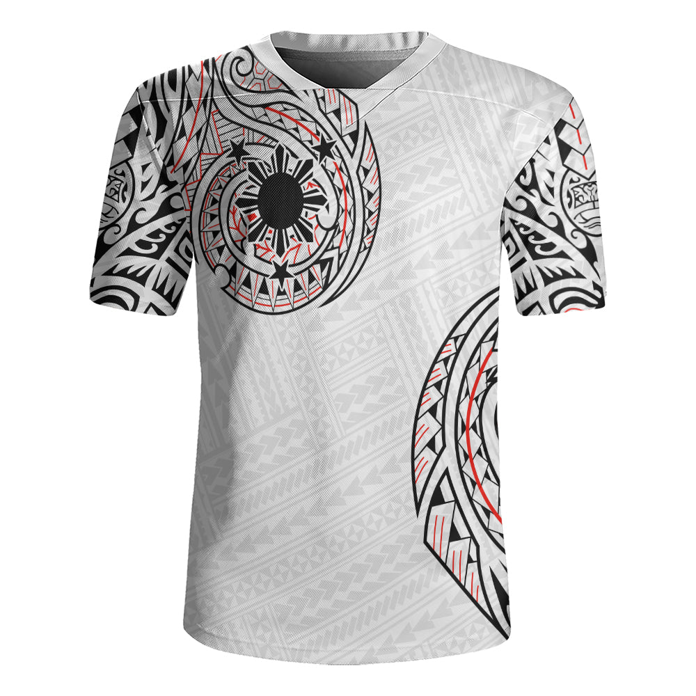 Philippines Filipinos Rugby Jersey Original Polynesian And Tribal Tattoo Design