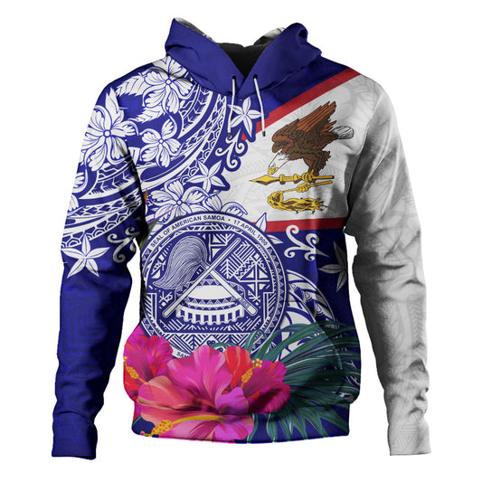 American Samoa Hoodie Flag Tribal Tropical Style