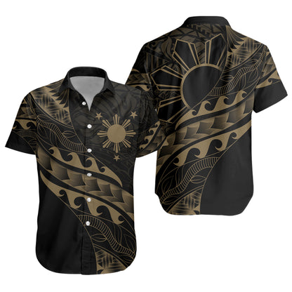 Philippines Filipinos Short Sleeve Shirt Custom Island Tribal Tattoos