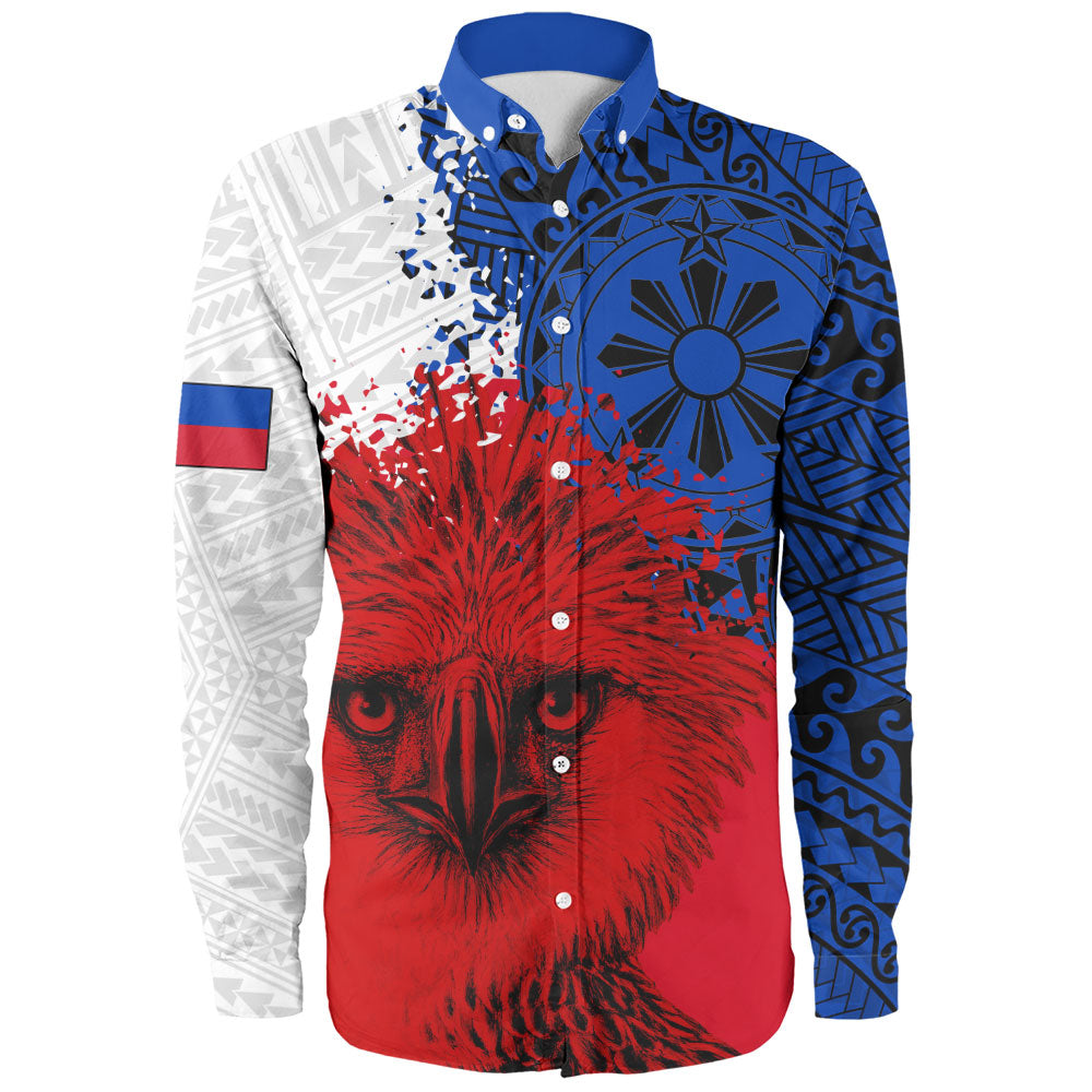 Philippines Filipinos Long Sleeve Shirt Tribal Spirit Filipino Pride Design