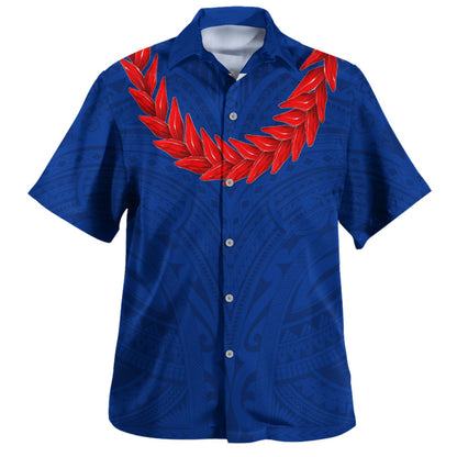Samoa Hawaiian Shirt Ula Fala Style