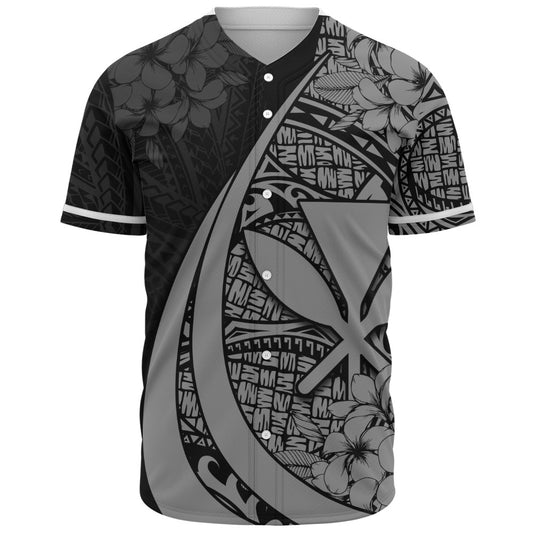 Hawaii Baseball Shirt National Plumeria Flower Symbols Style