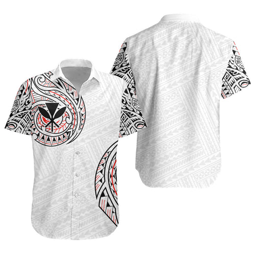 Hawaii Short Sleeve Shirt Original Polynesian And Tribal Tattoo Design