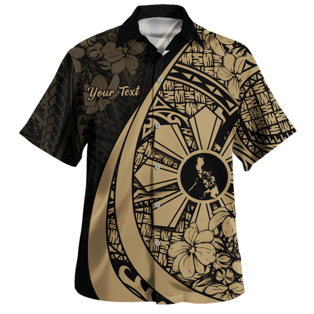 Philippines Filipinos Hawaiian Shirt National Sampaguita Flower Symbols Style