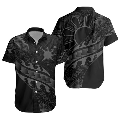 Philippines Filipinos Short Sleeve Shirt Custom Island Tribal Tattoos