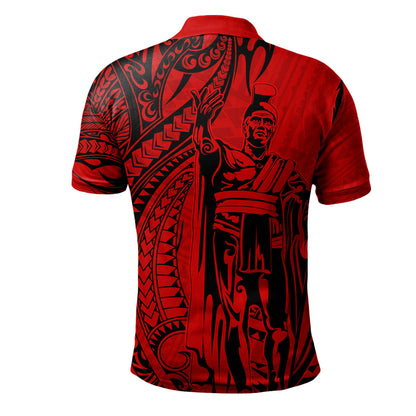 Hawaii Polo Shirt King Kamehameha Tribal Polynesian Island