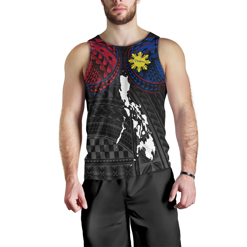 Philippines Tank Top - Philippines Half Sleeve Tattoo Patterns Style