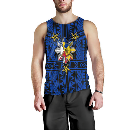 Philippines Tank Top - Filipino Sun And Stars Tribal Tattoo Patterns Style